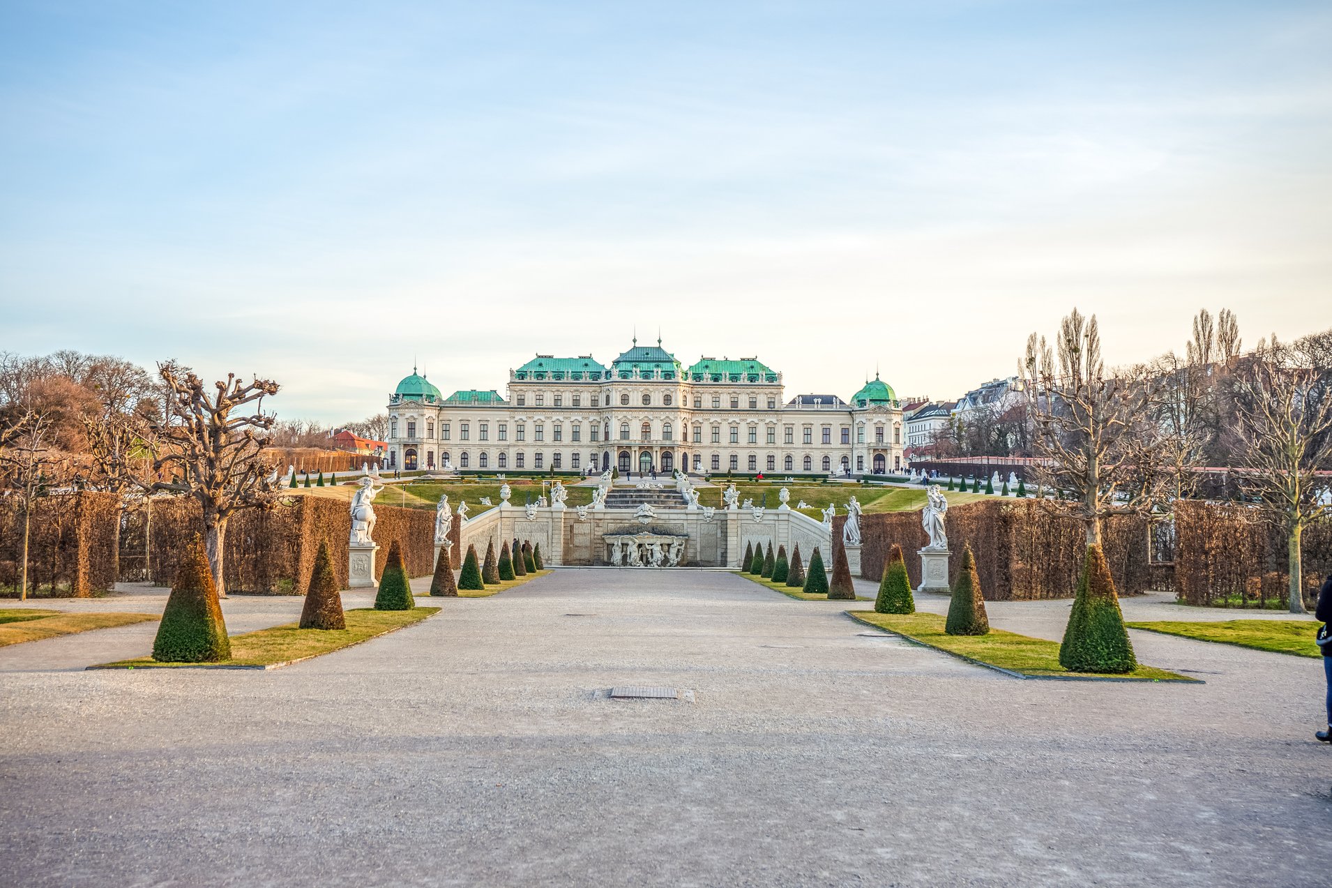 The Belvedere castle in Vienna