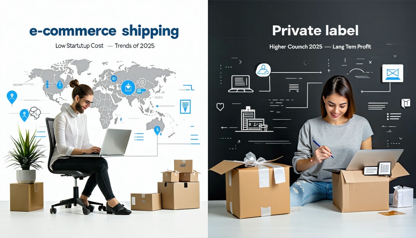 dropshipping vs private label