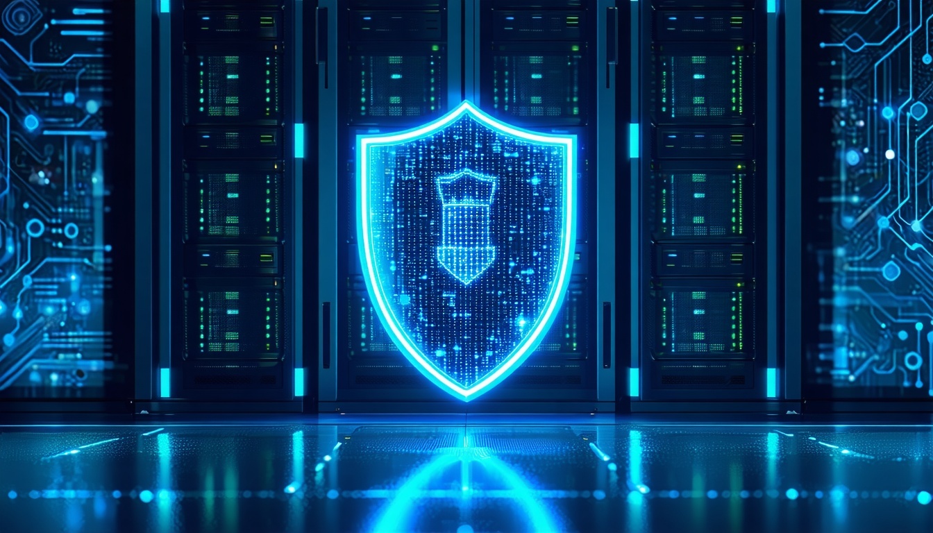 Scudo digitale con server dati